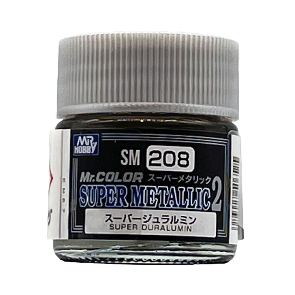 Mr Hobby -Gunze Mr. Color Super Metallic Colors II (10 ml) Super Duralumin