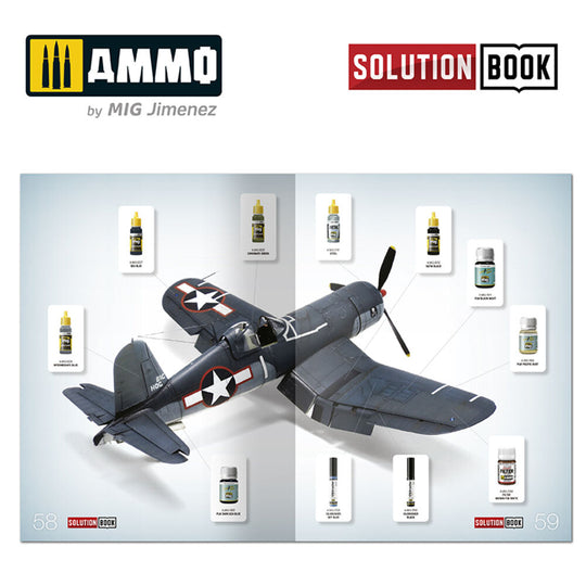 SOLUTION BOOK 14 - How to Paint US Navy WWII Late (English, Castellano, Français, Deutsch)