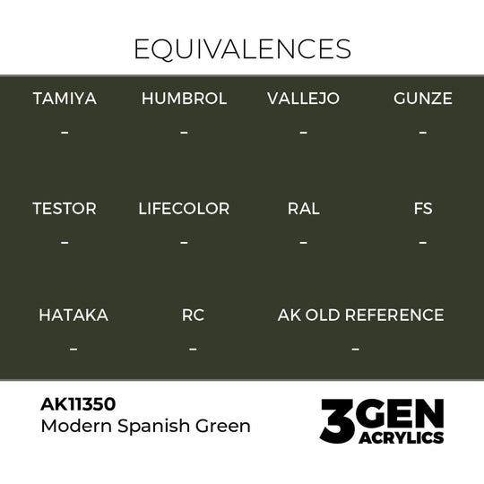 Modern Spanish Green