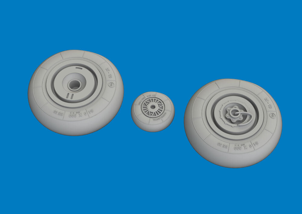 Hs 129B wheels for Takom