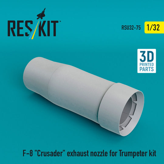 F-8 Crusader exhaust nozzle for Trumpeter kit (3D Printed)