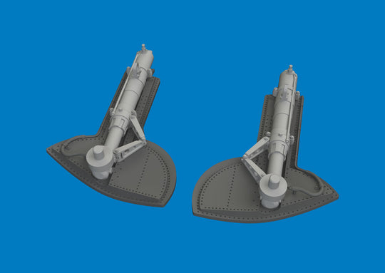 Spitfire Mk.IX/XVI undercarriage legs PRINT for Eduard