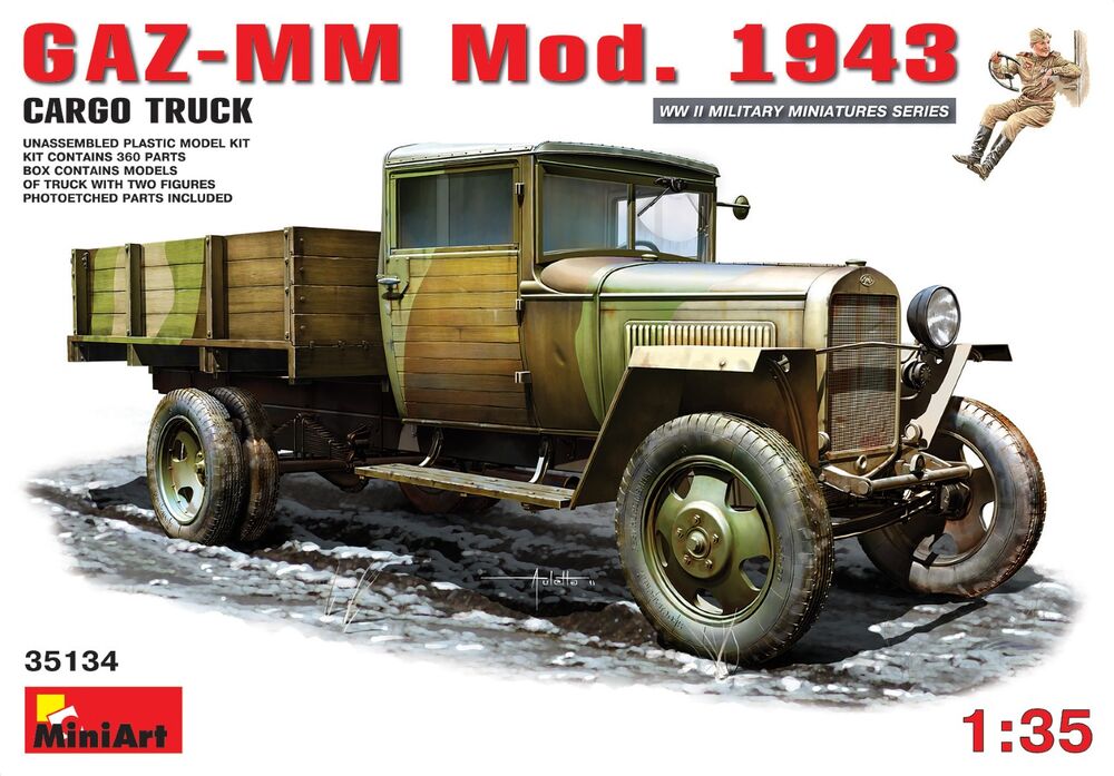 GAZ-MM. Mod. 1943. Cargo Truck