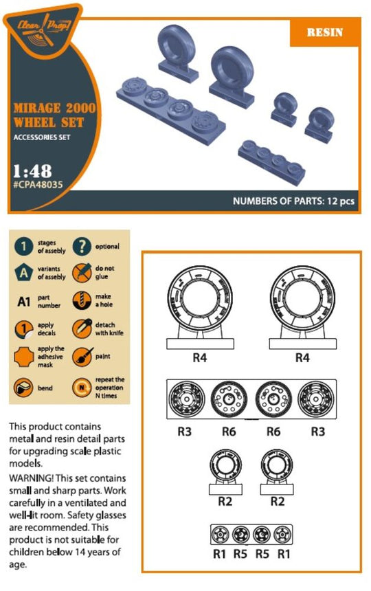 Mirage-2000 wheel set