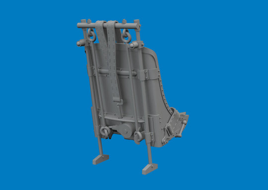 P-47D Razorback seat w/ intergral seat belts PRINT for Miniart