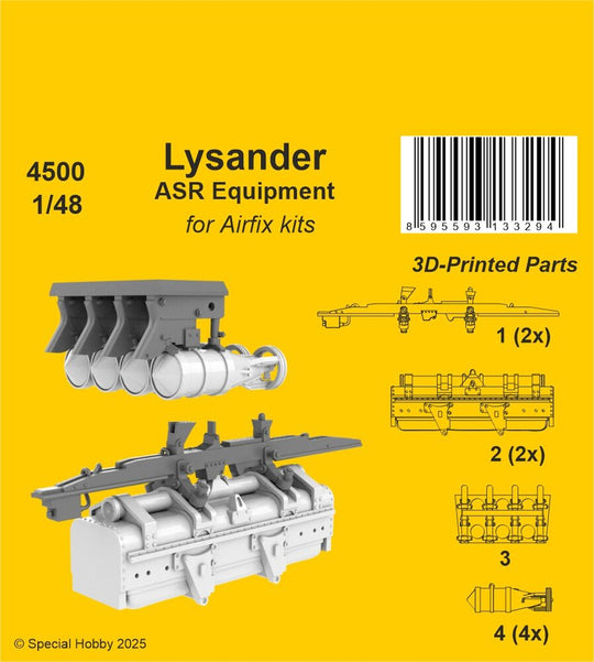 Lysander ASR Equipment for Airfix