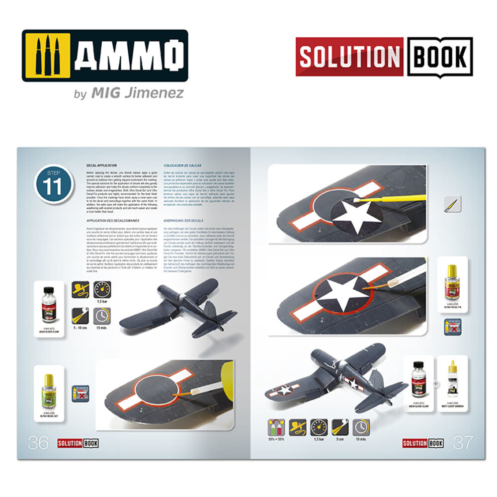 SOLUTION BOOK 14 - How to Paint US Navy WWII Late (English, Castellano, Français, Deutsch)