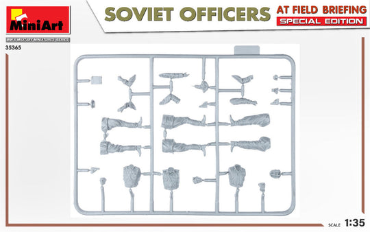SOVIET OFFICERS AT FIELD BRIEFING. SPECIAL EDITION
