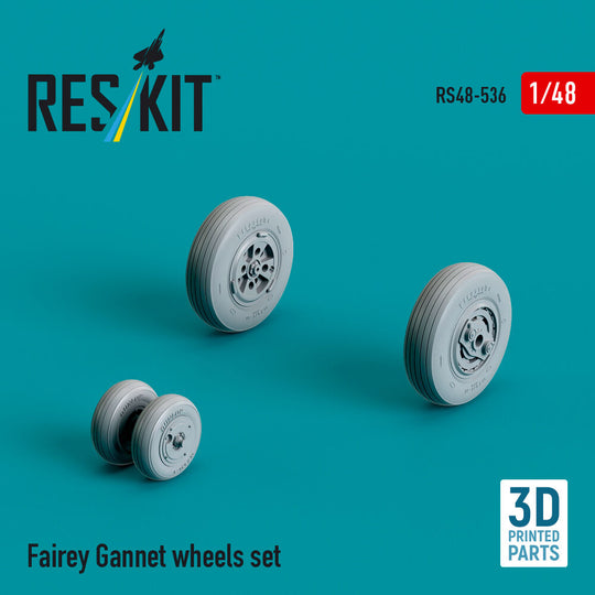 Fairey Gannet wheels set (3D Printed)