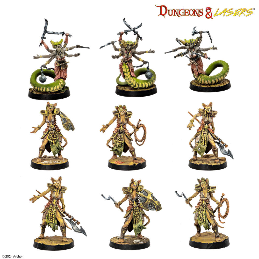 Dungeons & Lasers Miniatures: WHITE EYES DUNES