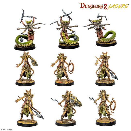 Dungeons & Lasers Miniatures: WHITE EYES DUNES