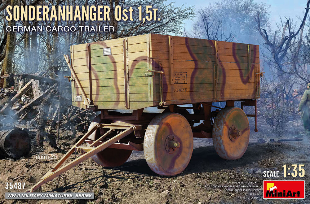 Sonderanhanger Ost 1,5t. German Cargo Trailer
