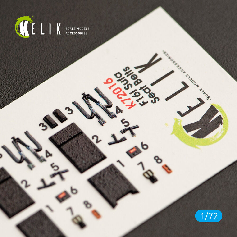 F-16I Sufa interior 3D decals for Kinetic kit