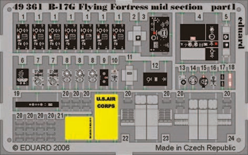 B-17G Flying Fortress mid section für Revell/Monogram Bausatz