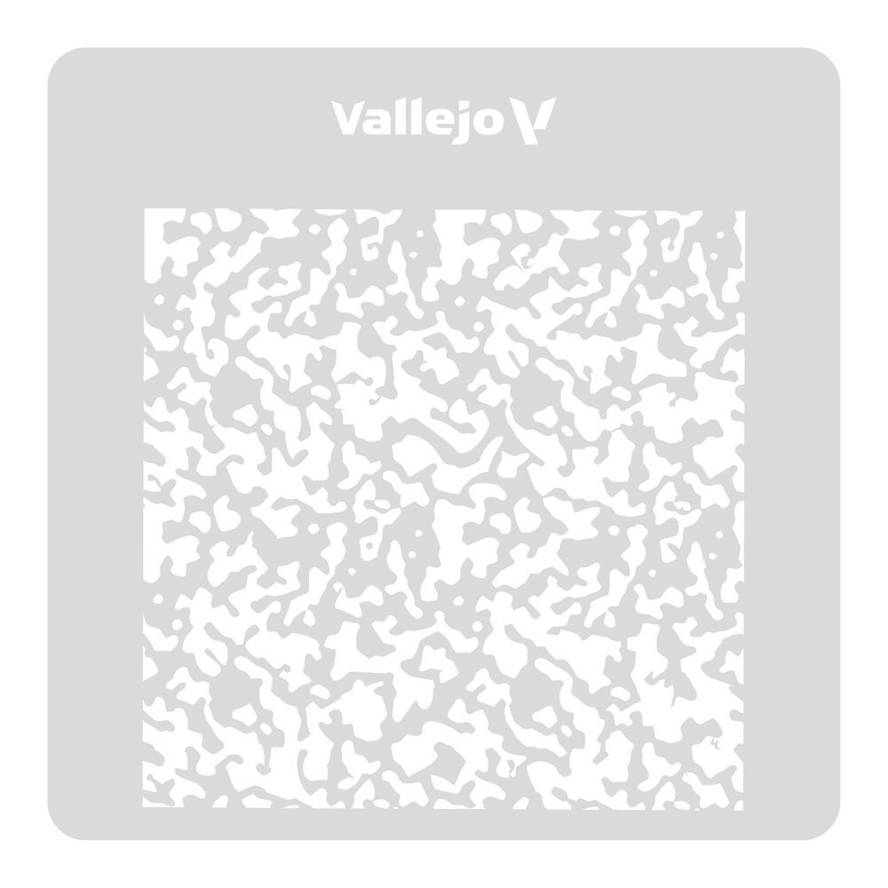 Vallejo Stencils: Weathered Paint 1/48 125 x 125 mm