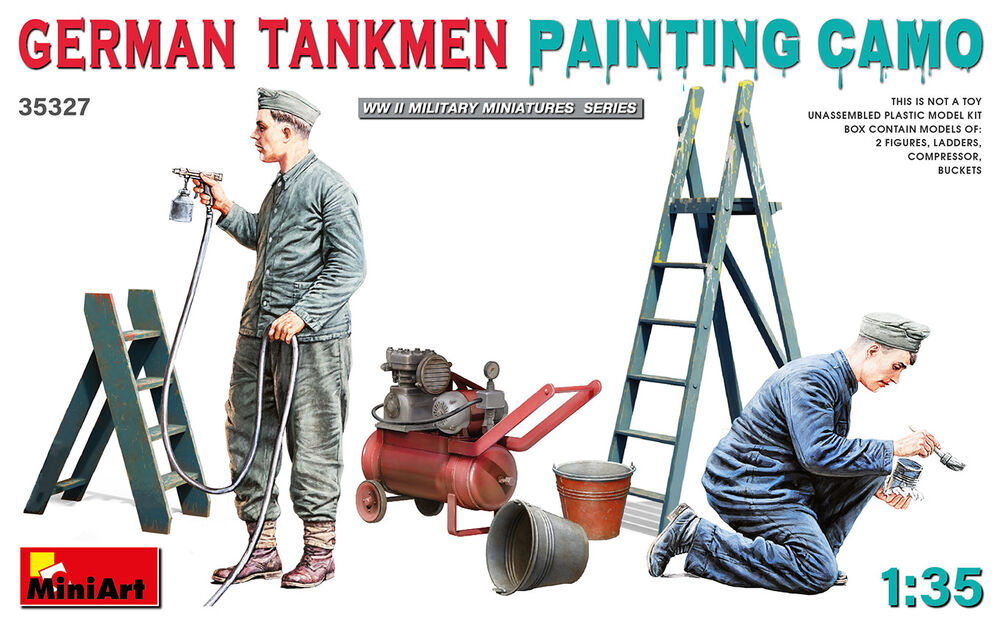 German Tankmen. Painting  Camo