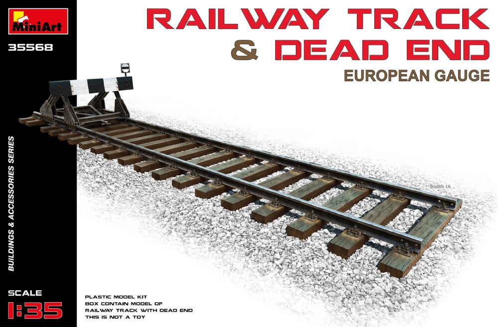 Railway Track & Dead End (European Gauge)
