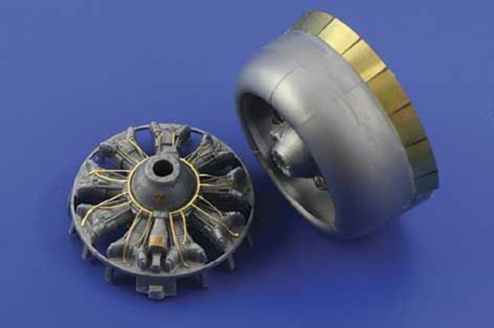 B-17G Flying Fortress engines für Revell/Monogram Bausatz