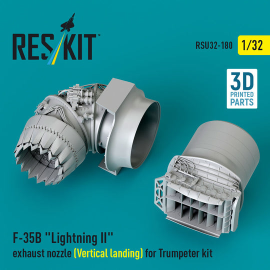 F-35B Lightning II exhaust nozzle (Vertical landing) for Trumpeter kit (3D printed)