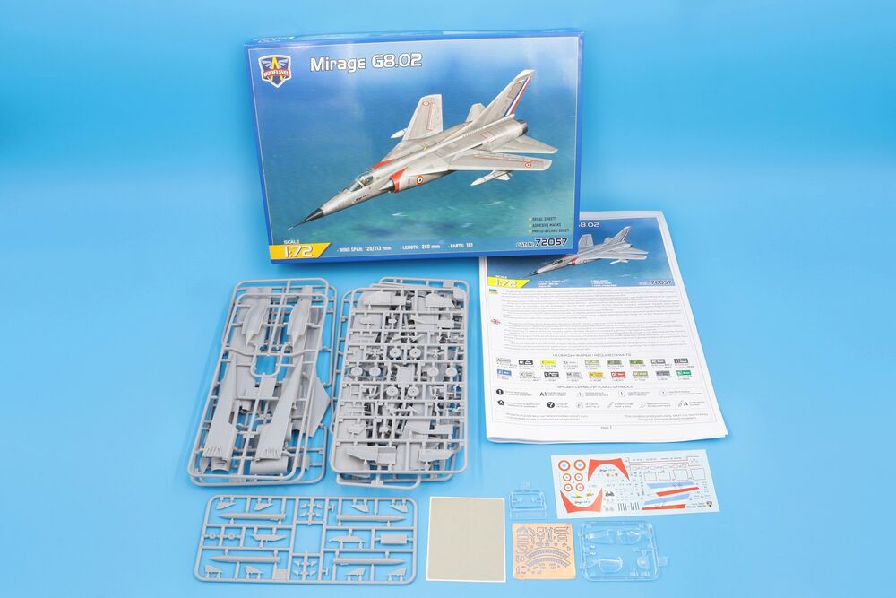 Mirage G8.02 variable-geometry exp.fighter