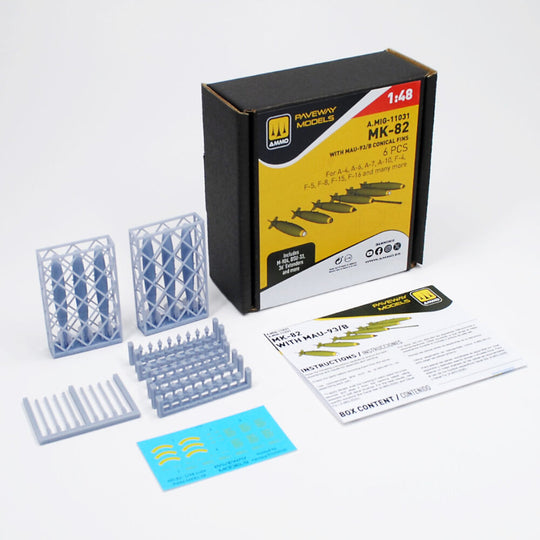 MK-82 with MAU-93/B conical fin (6 pcs)
