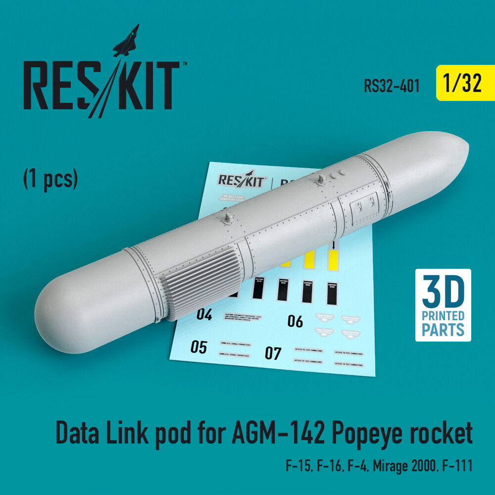 Data Link pod for AGM-142 Popeye rocket (F-15, F-16, F-4, Mirage 2000, F-111)