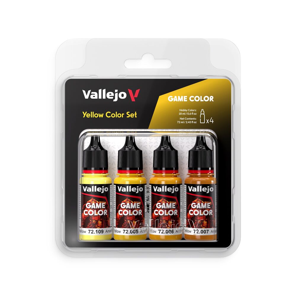 Game Color: Yellow Color Set 18 ml