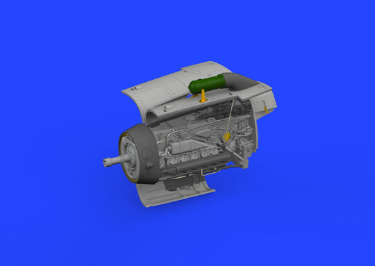 Bf 109G-2/G-4 engine PRINT 1/72 EDUARD
