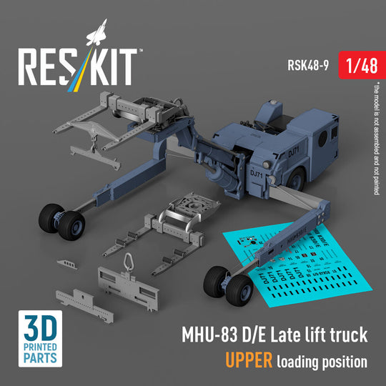 MHU-83 D/E Late lift truck UPPER loading position (3D Printed model kit)