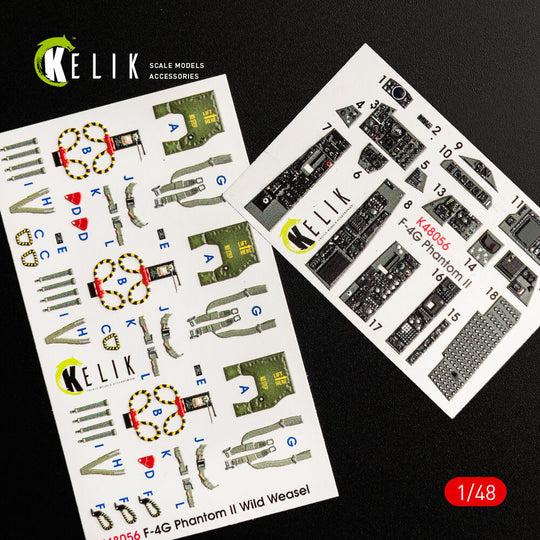 F-4G interior 3D decals for Meng kit