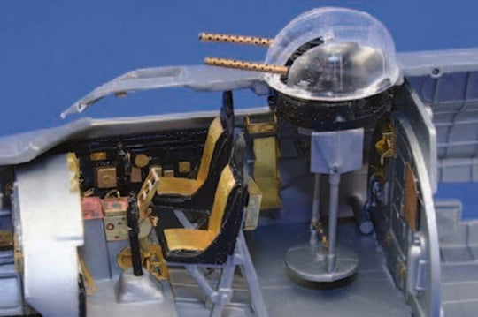 B-17G Flying Fortress cockpit interior für Revell/Monogram Bausatz