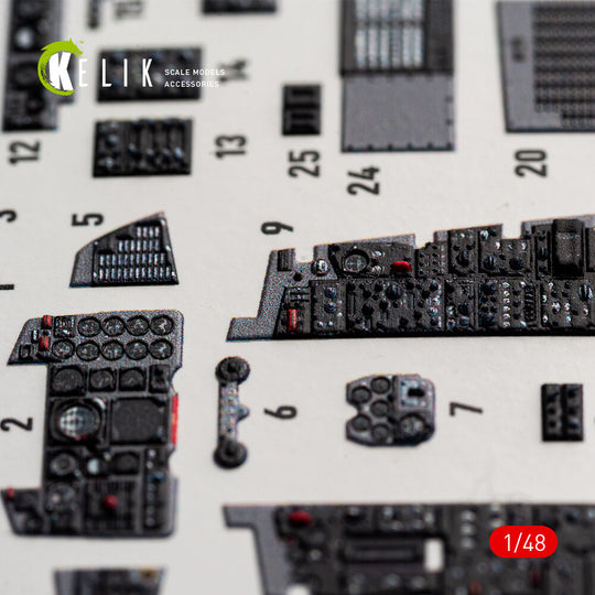 F-4B interior 3D decals for Tamiya kit