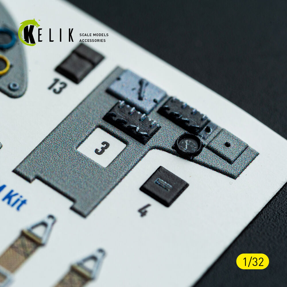 Hs-123A-1 - interior 3D decals for ICM kit