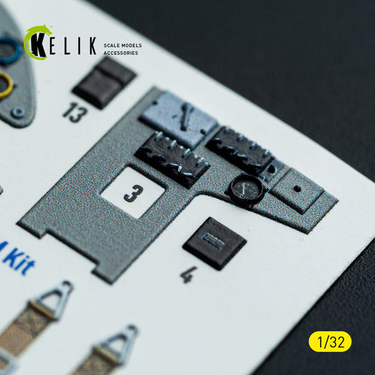 Hs-123A-1 - interior 3D decals for ICM kit