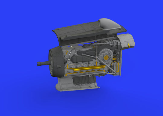 Bf 109G-10 engine for Eduard