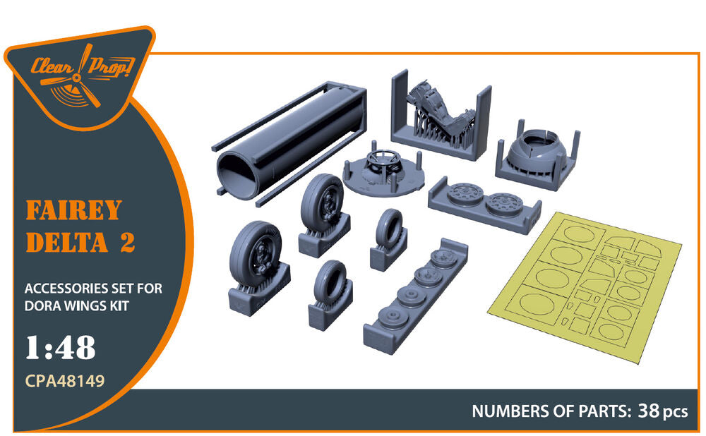 Fairey Delta 2 accessories set for Dora Wings