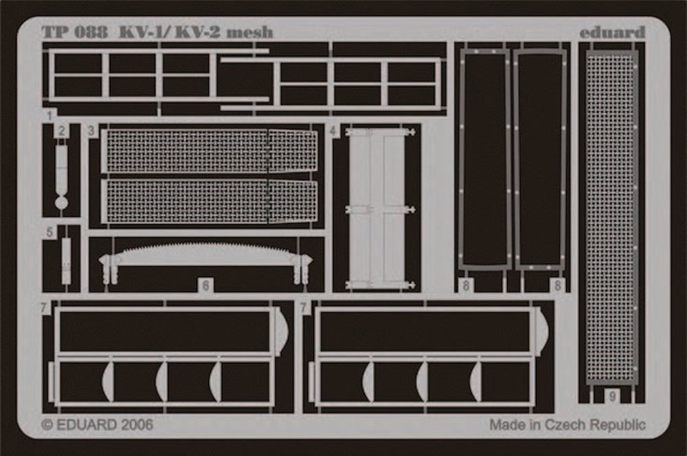 KV-1/KV-2 mesh early für Trumpeter Bausatz