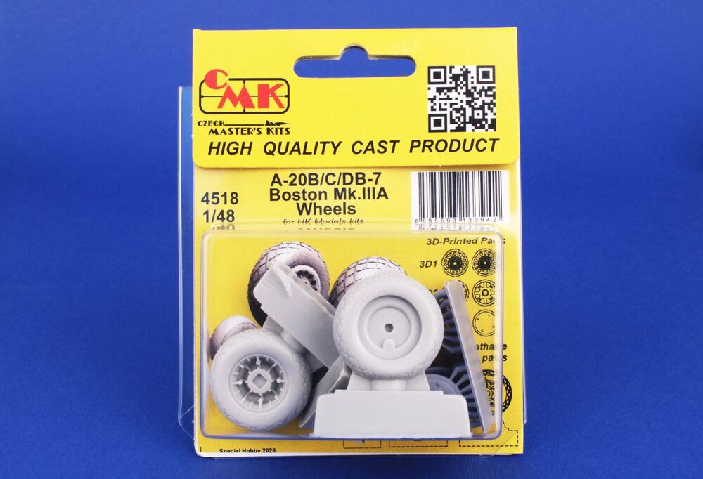 A-20B/C/DB-7 Boston Mk.III Wheels for HK Models