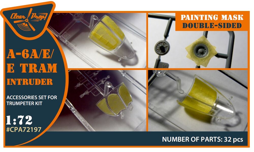 A-6A/E/E Tram Intruder double-sided painting mask for Trumpeter kit