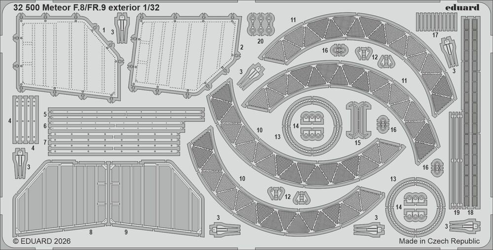 Meteor F.8/FR.9 exterior for Revell