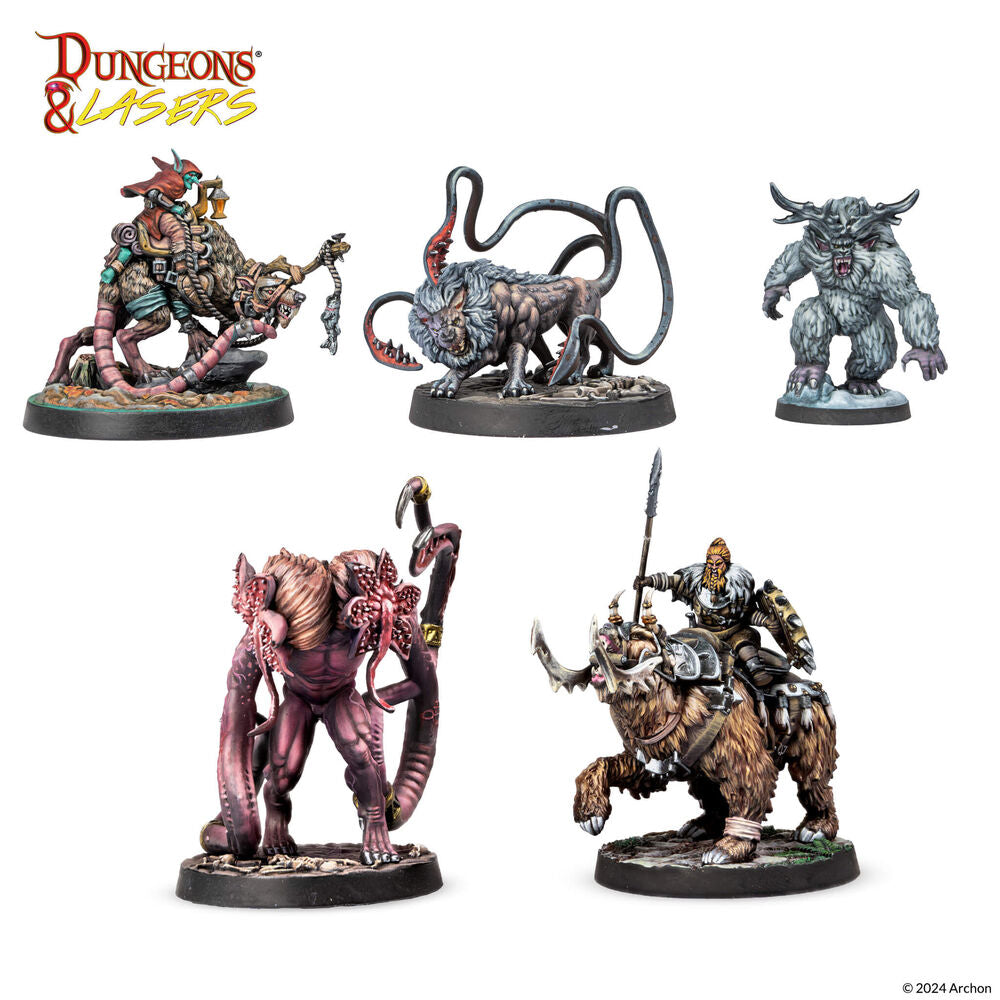 Dungeons & Lasers Miniatures: HORRORS OF DEUSLAIR