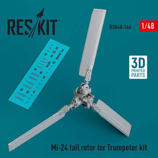 Mi-24 tail rotor for Trumpeter kit (3D Printed)