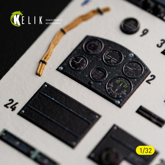 Spitfire Mk.IIa - interior 3D decals for Revell