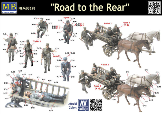 Road to the rear 5 figs + cart
