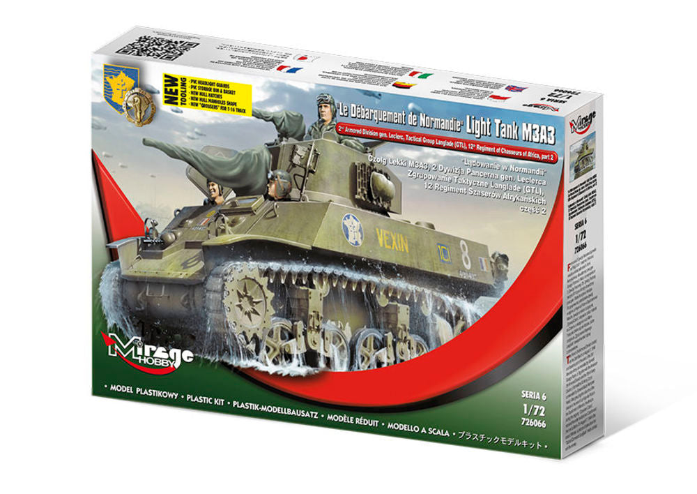 Le Débarquement de Normandie" Light Tank M3A3,