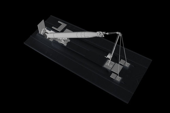U-Boot IX Stern Torpedo w/Loading Winch and Cart,for Revell kit