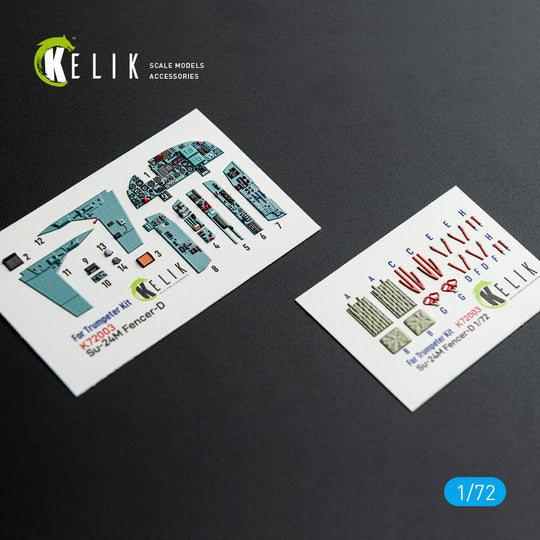 SU-24M interior 3D decals for Trumpeter kit