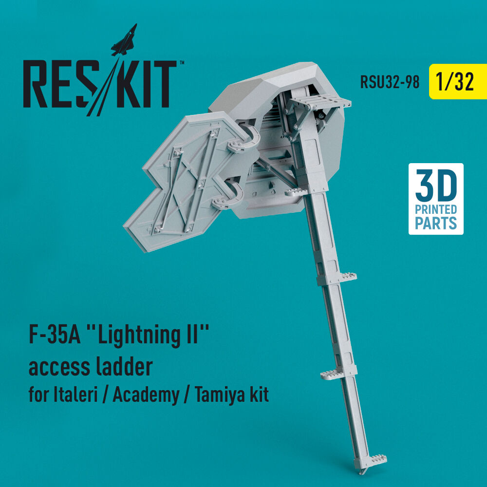 F-35A Lightning II access ladder for Italeri / Academy / Tamiya kit (3D Printed)