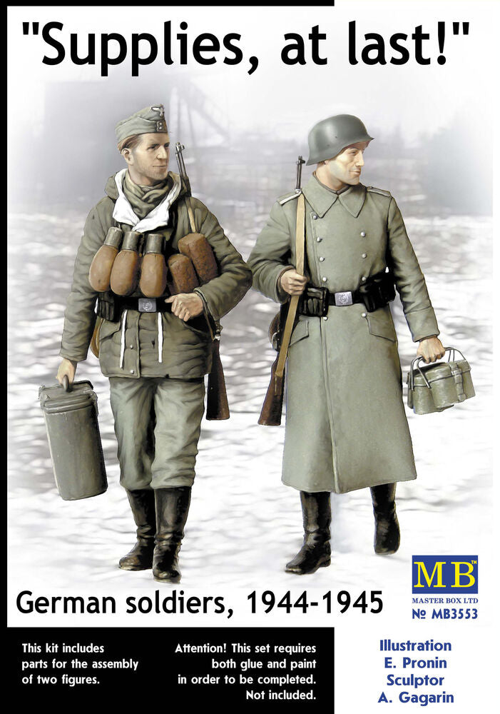 Supplies! german soldiers 2 figs