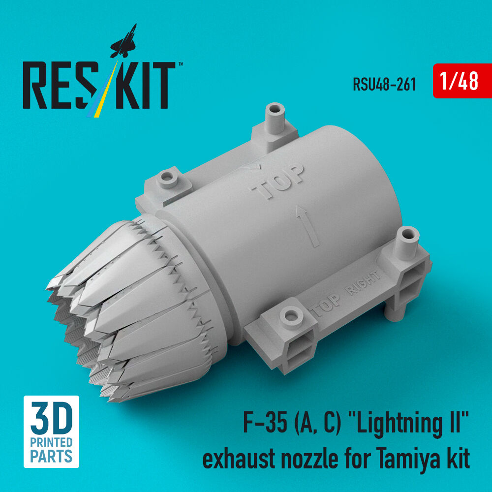 F-35 (A, C) Lightning II exhaust nozzle for Tamiya kit